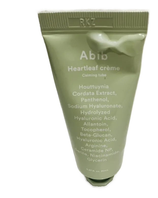 Abib Heartleaf Calming Cream Tube