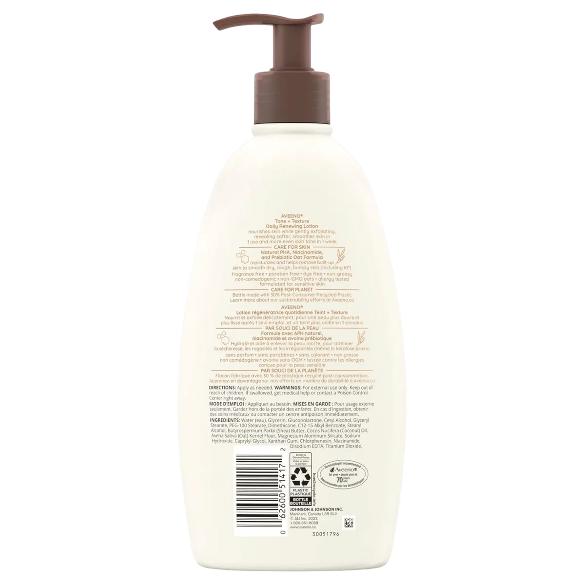 Aveeno Tone & Texture Daily Renewing Lotion