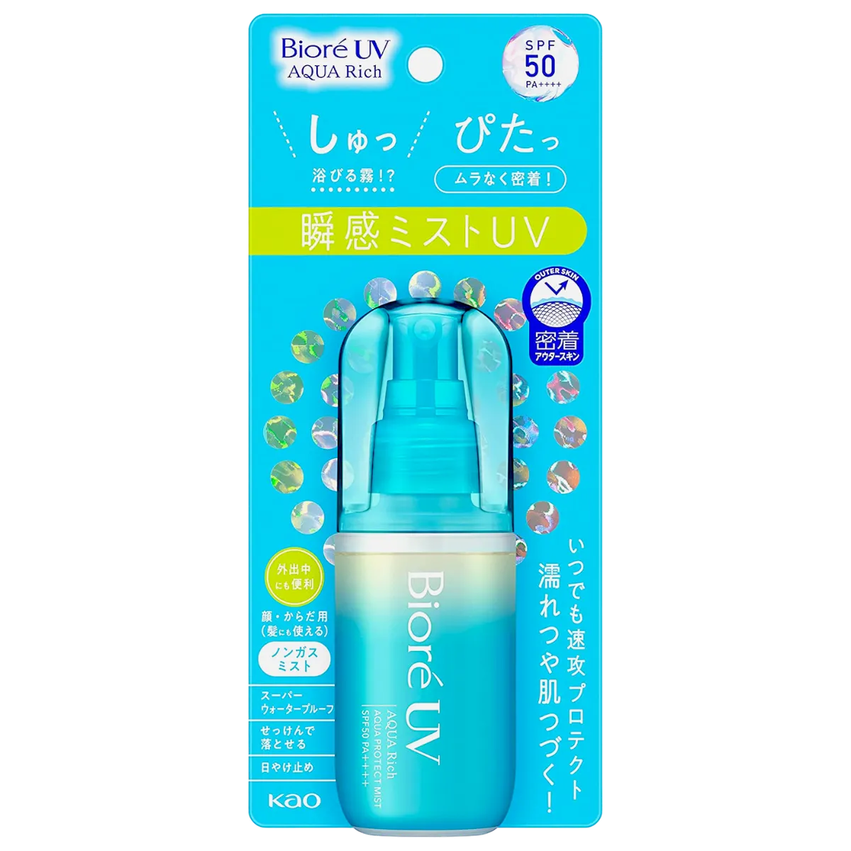 UV Aqua Rich Sunscreen Protective Mist SPF 50