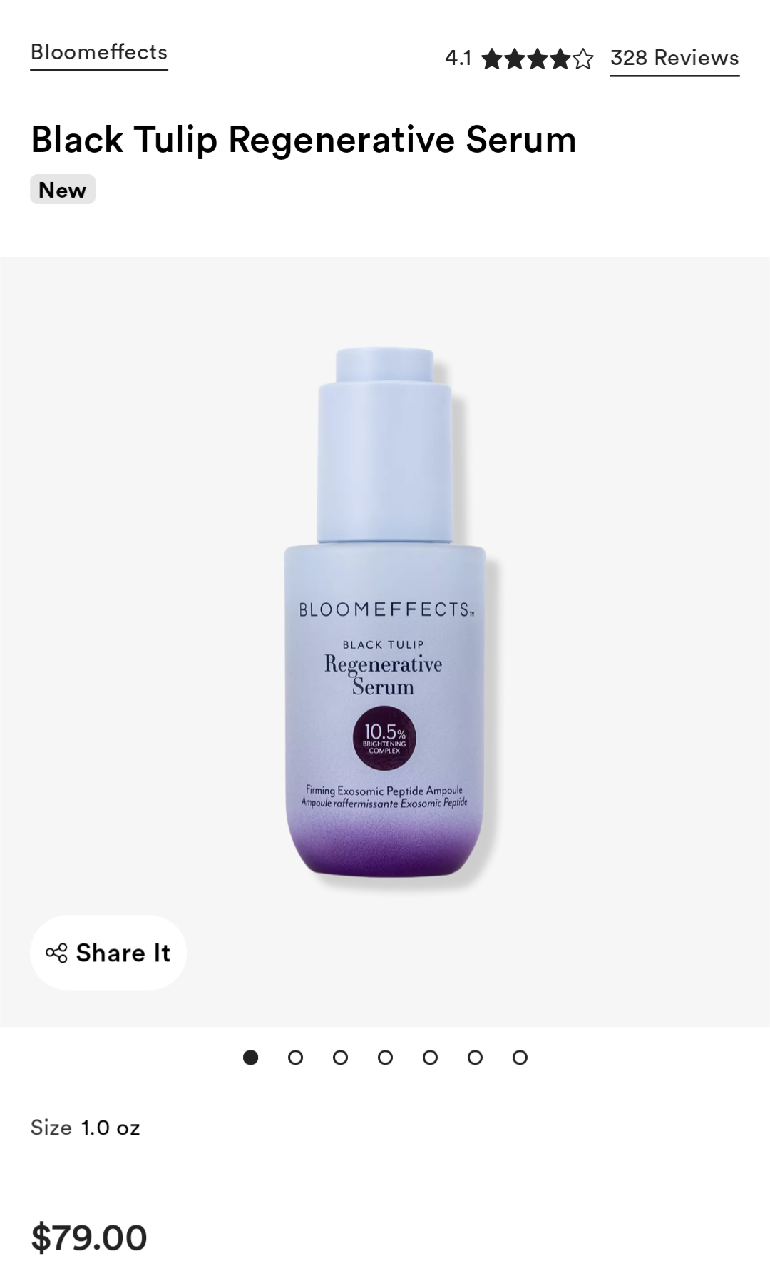 Black Tulip Regenerative Brightening Serum