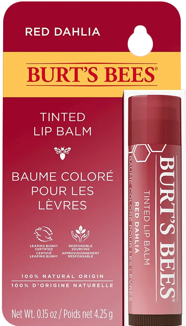 Burt's Bees Tinted Lip Balm in Red Dahlia
