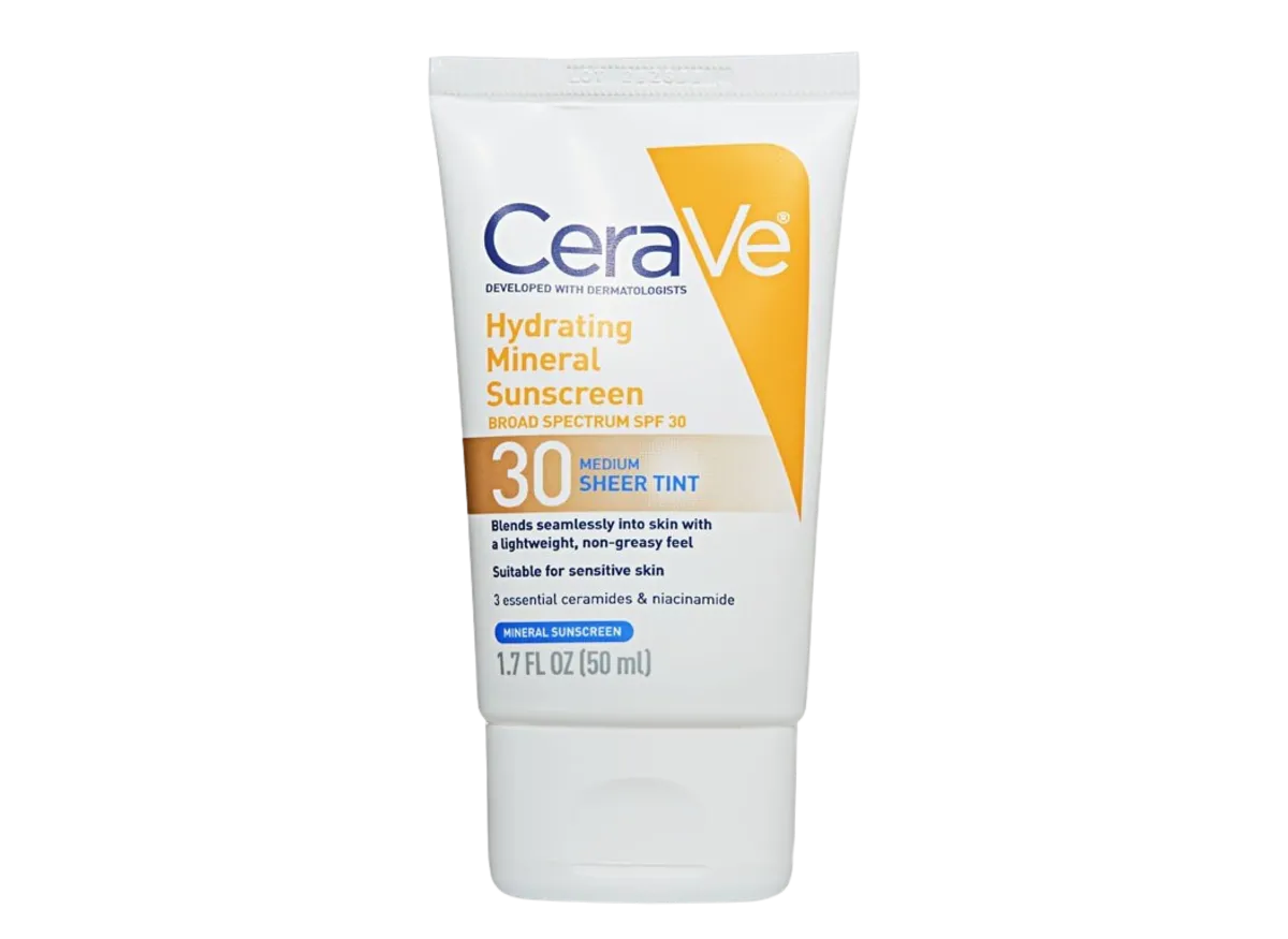 CeraVe Hydrating Mineral Sunscreen SPF 30 Light Sheer Tint