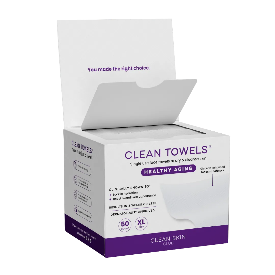 Clean Skin Club Healthy Aging Towels