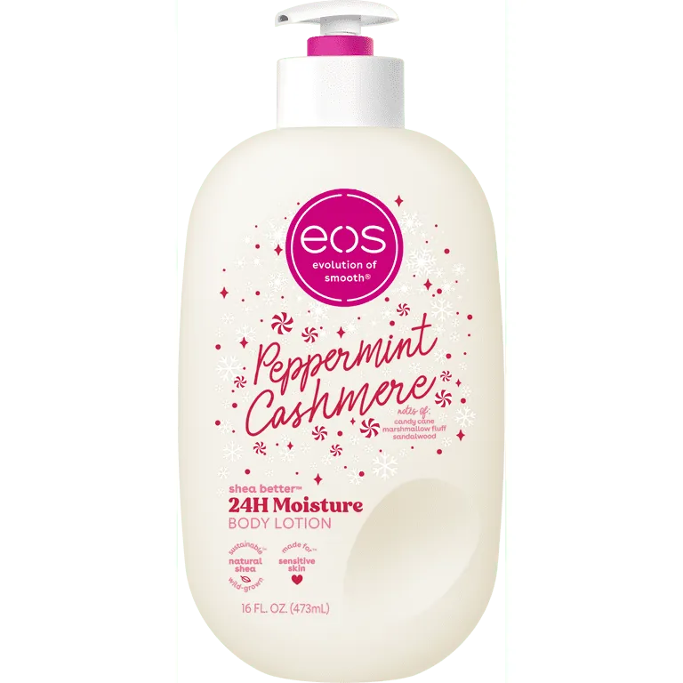EOS 24-Hour Moisture Body Lotion Peppermint Cashmere