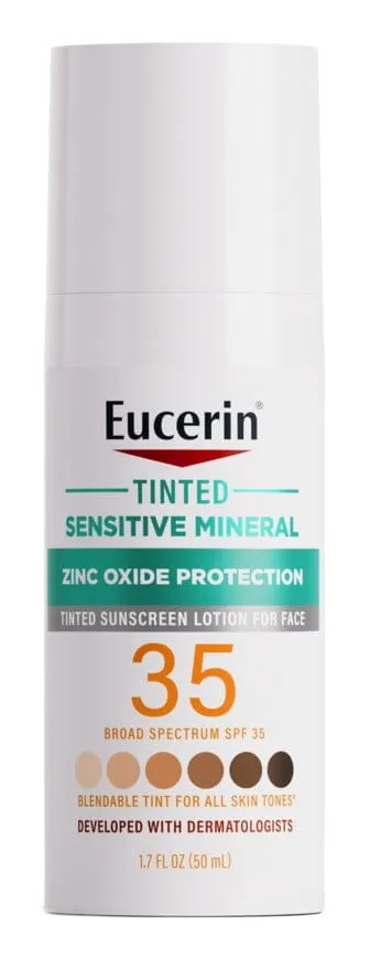 Eucerin Sensitive Tinted Mineral Face Sunscreen SPF 35