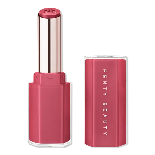 Fenty Beauty Gloss Balm High Shine Lipstick in Hibiscus
