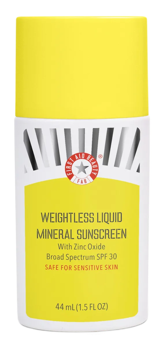 First Aid Beauty Weightless Liquid Mineral Sunscreen