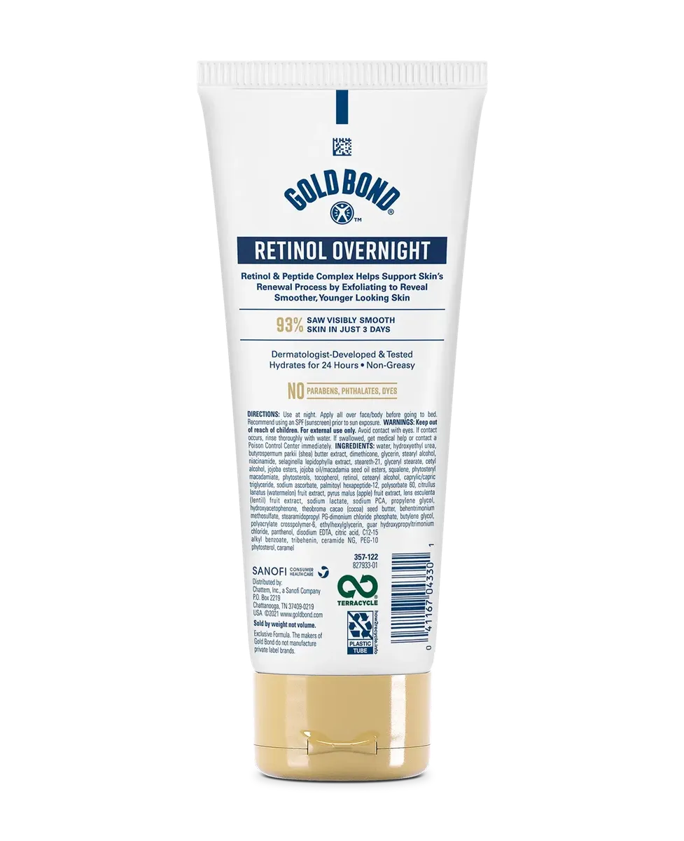 Gold Bond Age Renew Retinol Overnight Body and Face Lotion