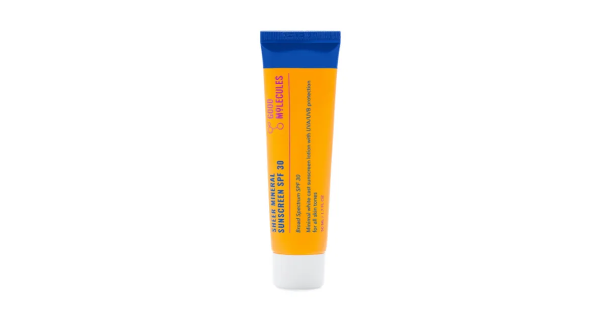 Good Molecules Sheer Mineral Sunscreen SPF 30