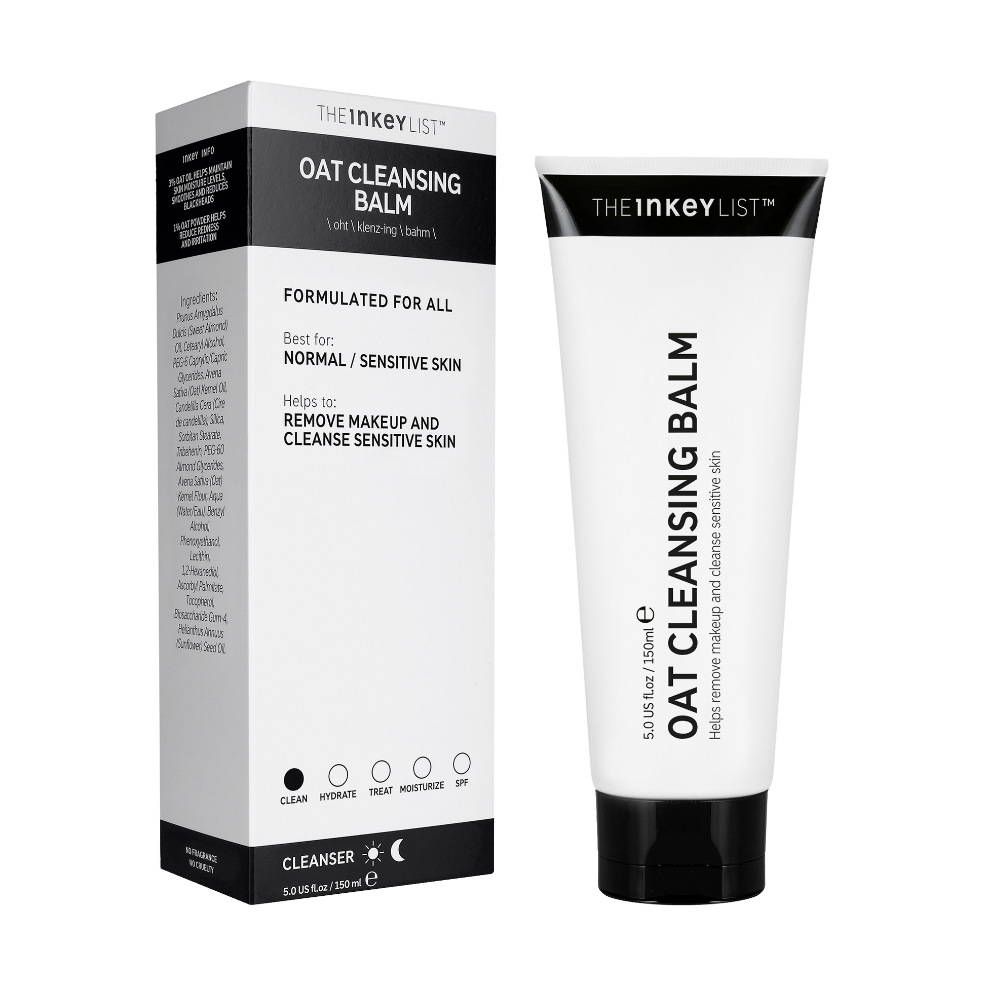 Oat cleansing balm