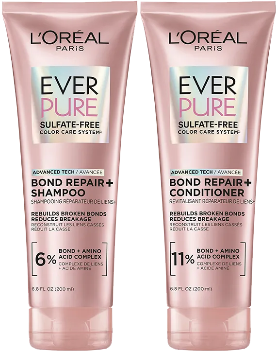 L'Oreal EverPure Bond Repair Shampoo and Conditioner