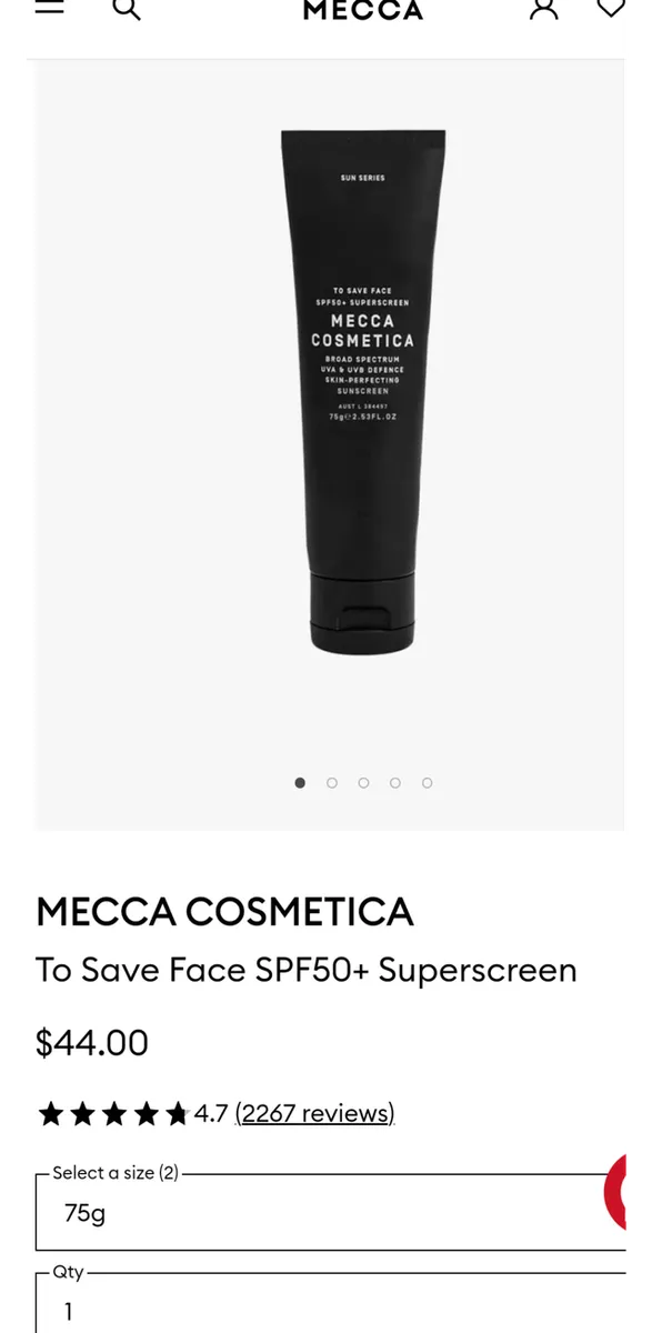 To Save Face Sunscreen