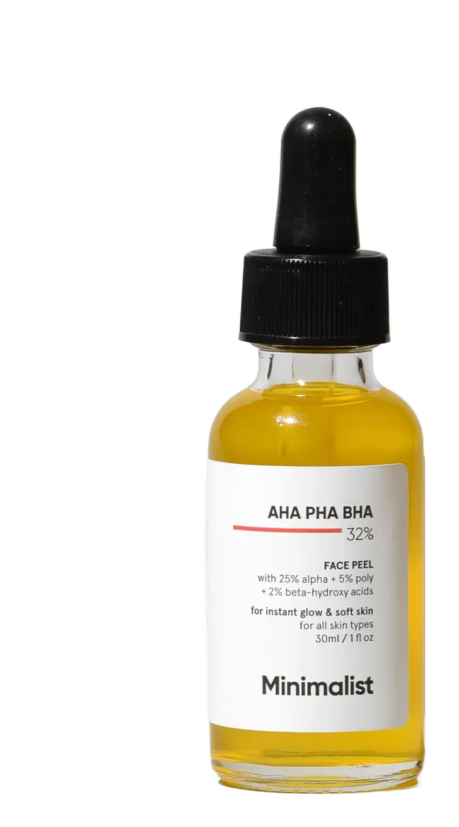 Minimalist AHA PHA BHA Peel