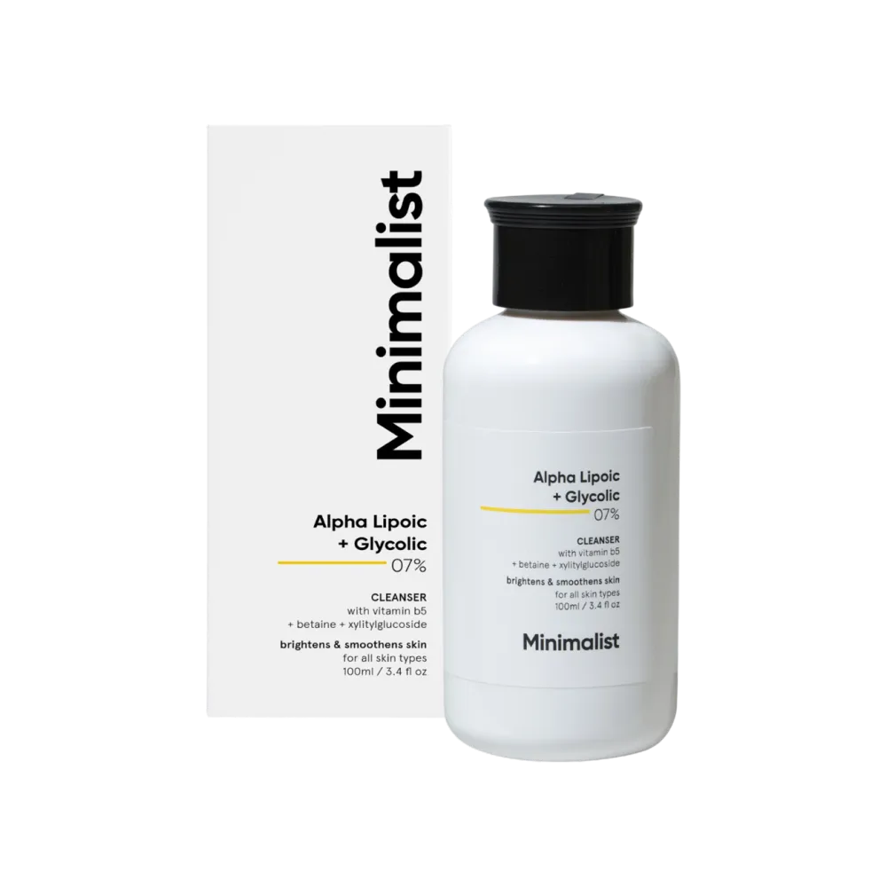 Minimalist Alpha Lipoic Plus Glycolic Acid Cleanser
