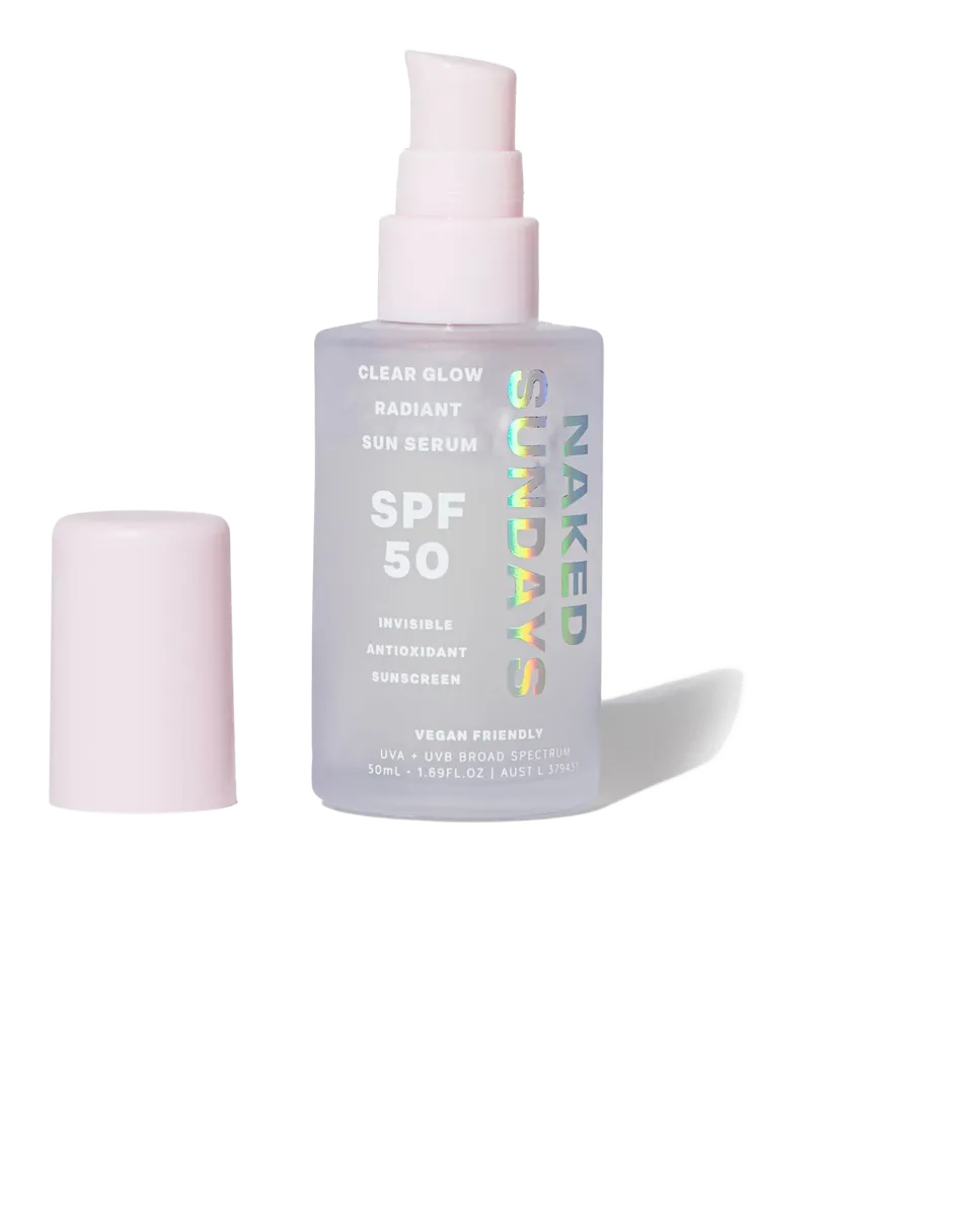 Naked Sundays Clear Glow Radiant Sun Serum SPF 50