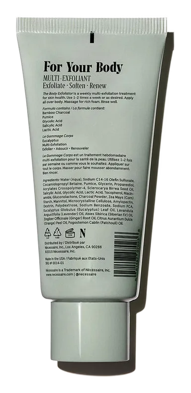 Exfoliator Charcoal Body Scrub