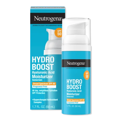 Neutrogena Hydro Boost SPF 50 Fragrance-Free Hyaluronic Acid Moisturizer