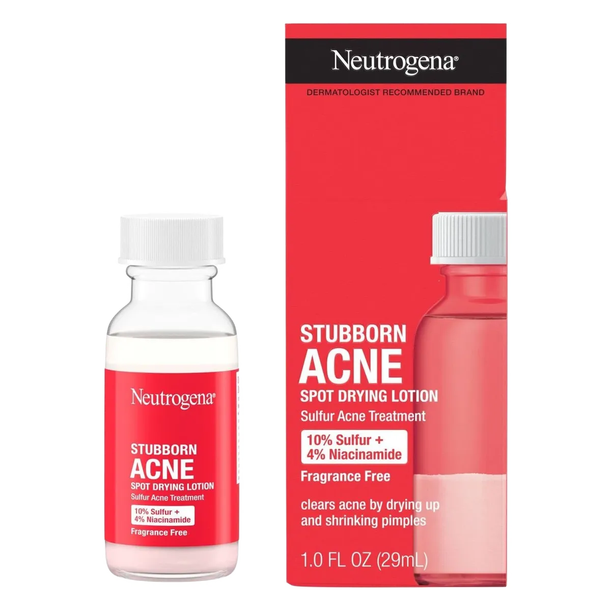 Neutrogena Stubborn Acne Spot Drying Treatment with 10% Sulfur and 4% Niacinamide