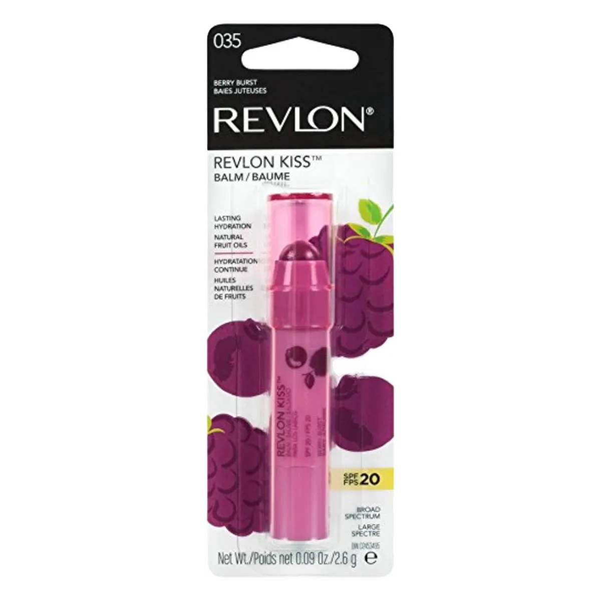 Kiss SPF 20 Lip Balm Berry Burst