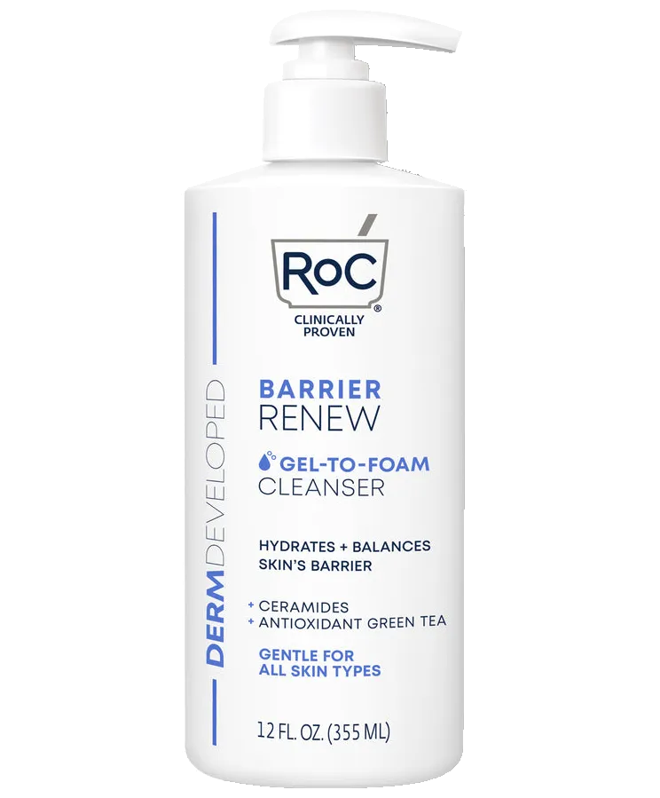 Barrier Renew Gel to Foam Cleanser