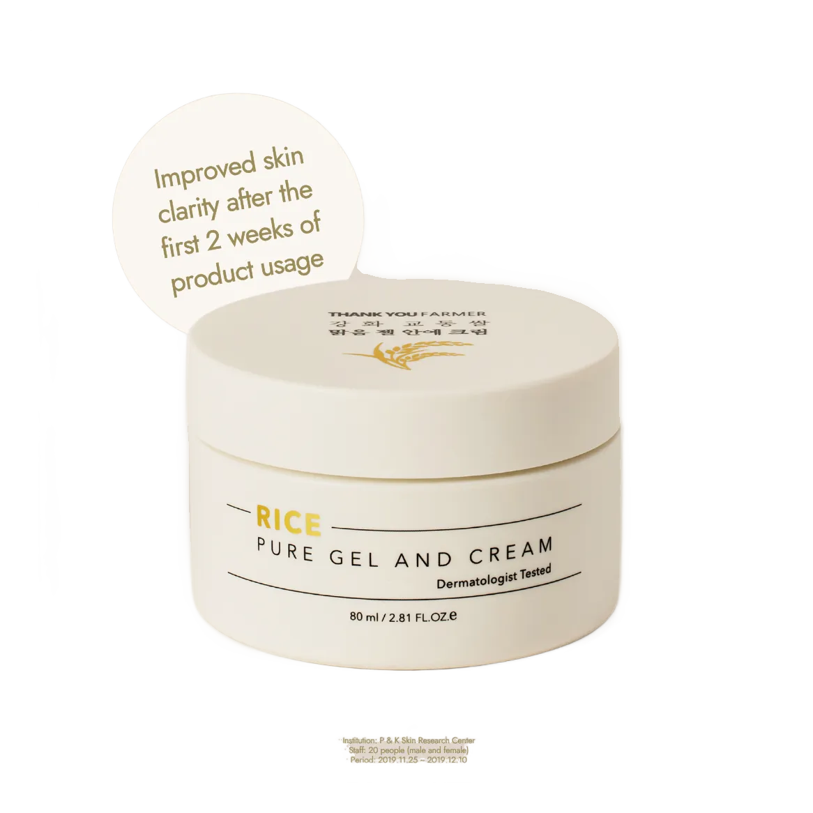 Thank You Farmer Rice Pure Gel and Cream