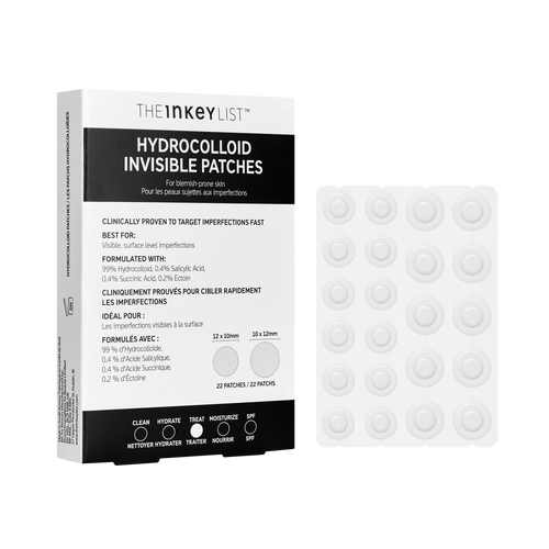 The Inkey List Hydrocolloid Invisible Pimple Patches