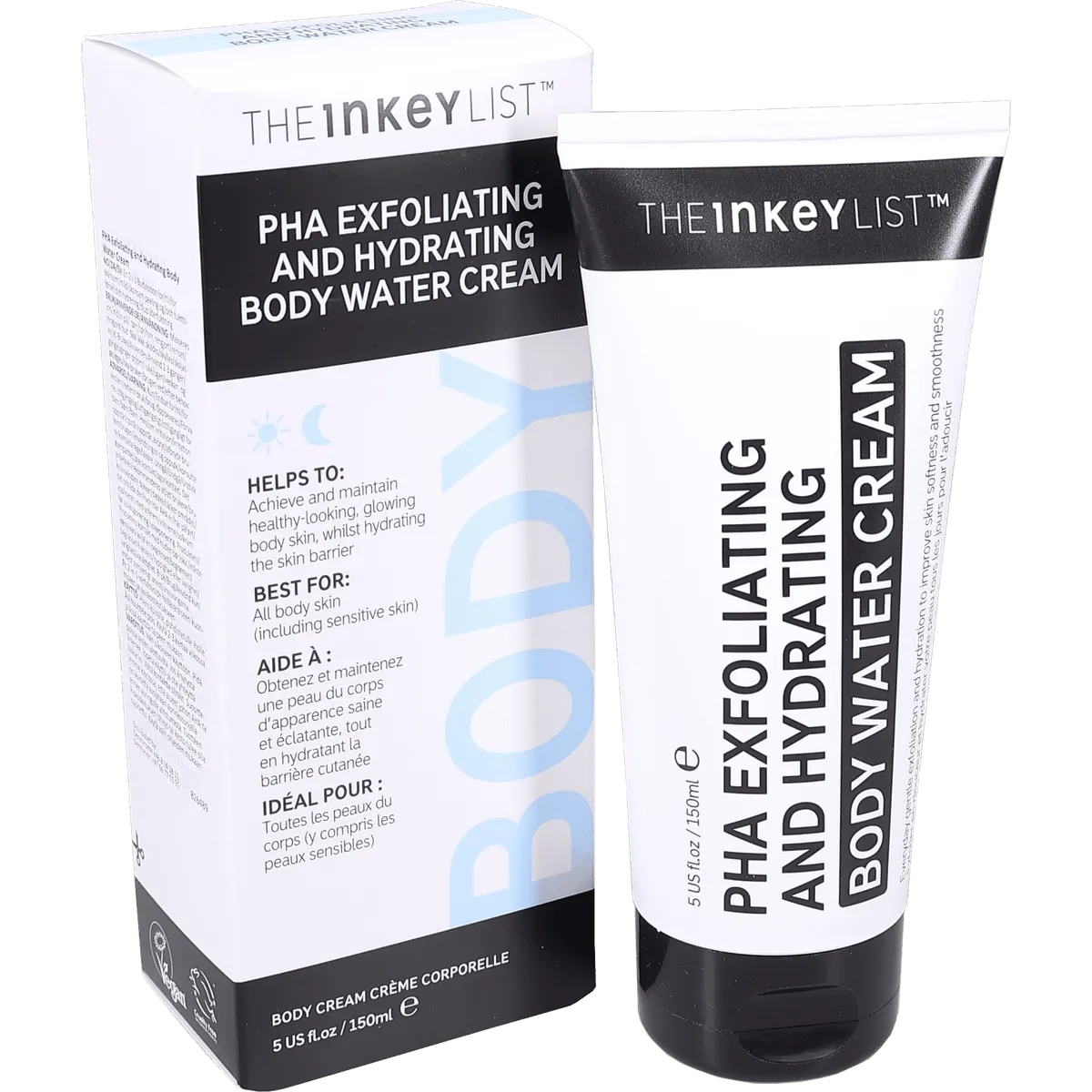 The INKEY List PHA Exfoliating & Hydrating Body Water Cream