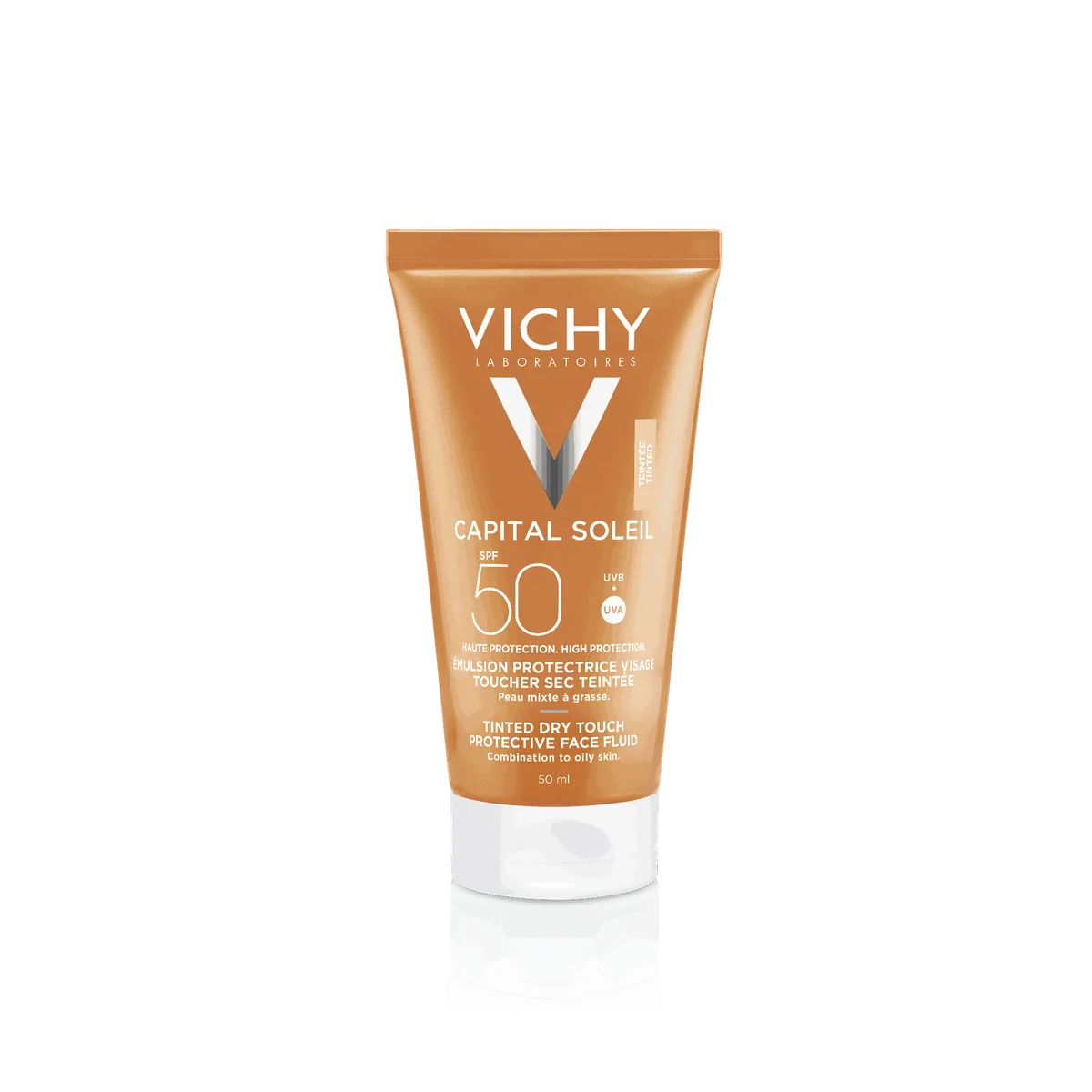 Capital Soleil Tinted Dry Touch Protective Face Fluid SPF 50